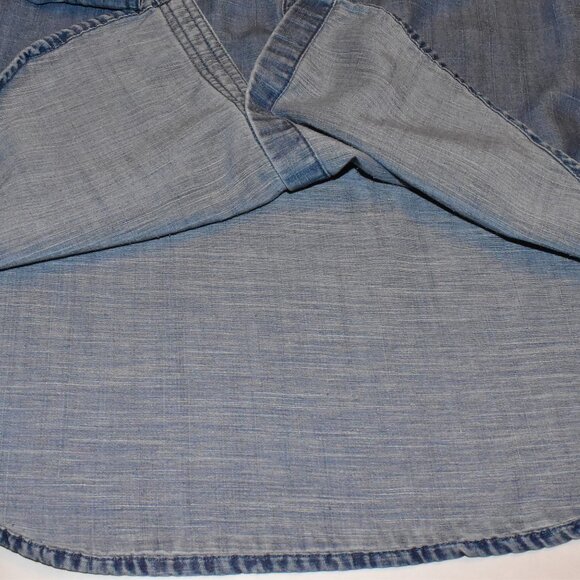 Loft Long Sleeve Button Down Linen Blend Shirt Top Size S - Picture 11 of 13